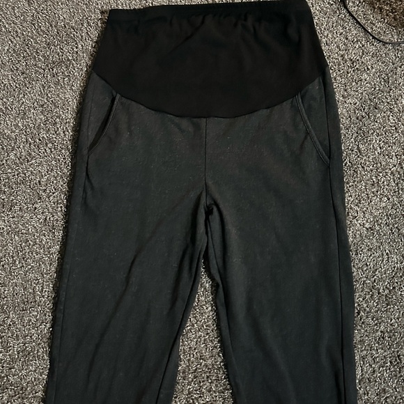 Hot Look Gray Maternity pants skinny size medium - Picture 3 of 8
